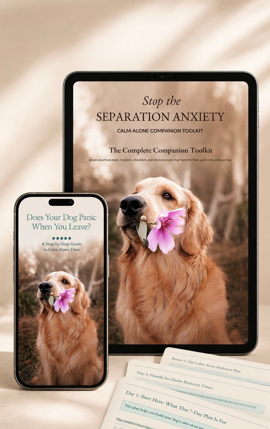 Dog Separation Anxiety Tool Kit