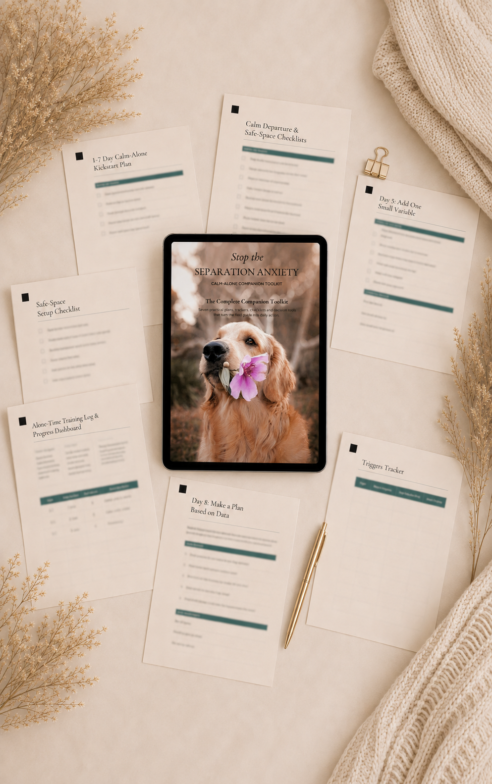 Dog Separation Anxiety Tool Kit